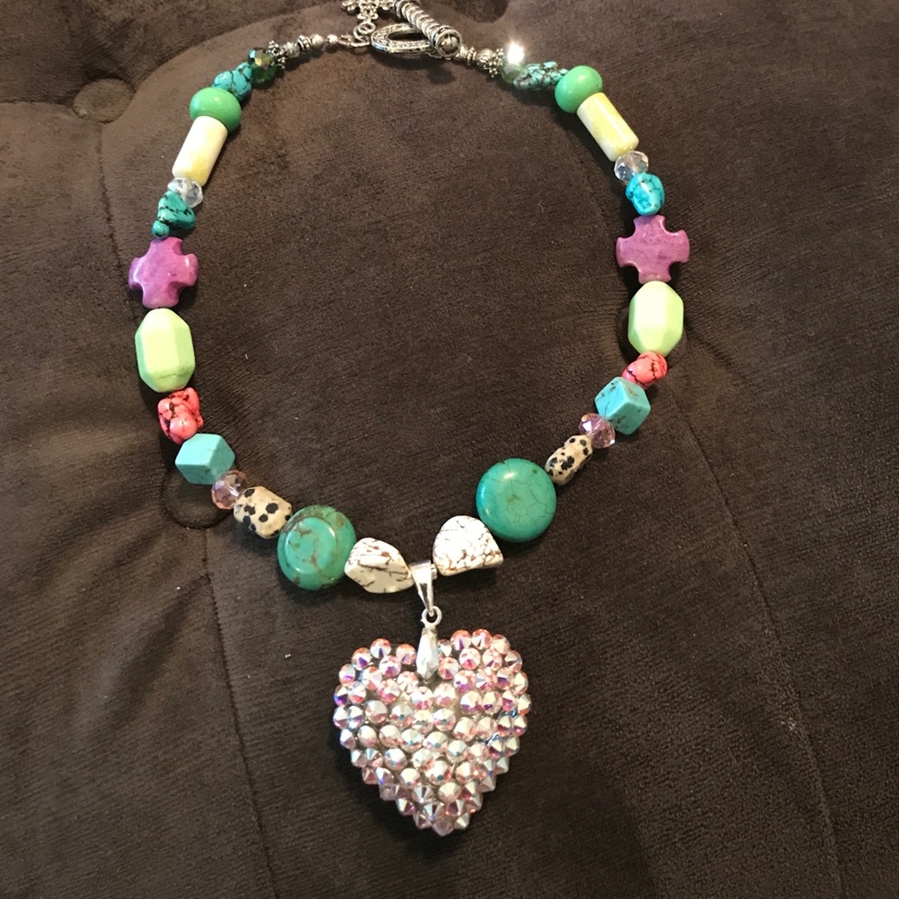 COPY - Swarovski Crystal Multicolor Beaded ❤️Necklace